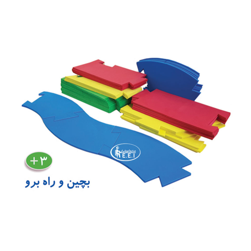 اشکال هندسی جهت راه رفتن - این مجموعه به پرورش مهارت های حرکتی، تحرک و جهت یابی، تمرین های تعادلی، درک اشکال هندسی کودکان کمک می‌کند و شامل 35 قطعه درقالب 4 شکل هندسی، دایره، مربع، مستطیل و مثلث از جنس اسفنج فشرده در رنگ‌های مختلف می باشد.
به منظور سهولت در نگهداری و استفاده از این مجموعه هر یک از اشکال هندسی از قطعات مختلفی ...