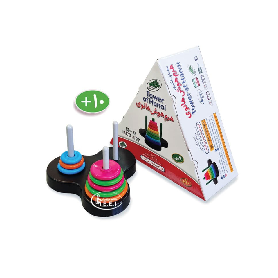 هرم هوش هانوی-هرم هوش هانوی یک بازی معمایی قدیمی است که باید تمامی صفحات به صورت منظم از کوچک به بزرگ بر روی یک میله قرار گرفته و با همان نظم قرار گیری به میله دیگر منتقل شود. هربار اجازه جابجایی یک صفحه را خواهید داشت. صفحه جابجا شده می تواند روی میله خالی یا روی میله صفحه بزرگتر از خودش قرار گیرد. ...